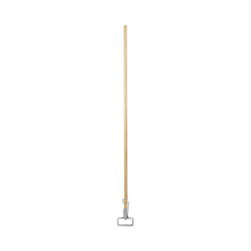 Spring Grip Metal Head Mop Handle for Most Mop Heads by Boardwalk