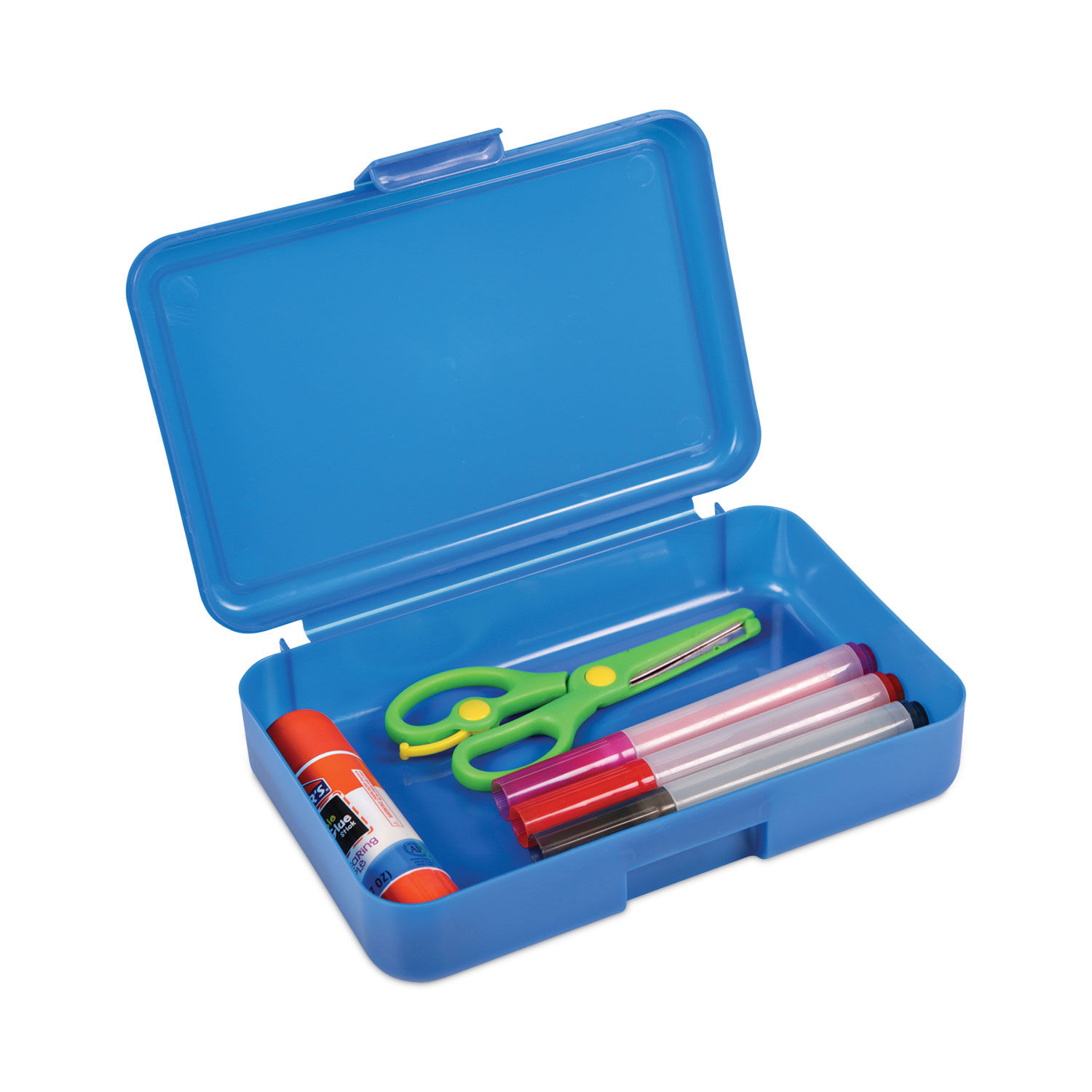 Antimicrobial Pencil Box by deflecto® DEF39504BLU