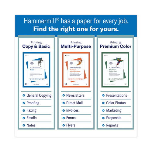  Hammermill Colored Paper, 20 lb Green Printer Paper