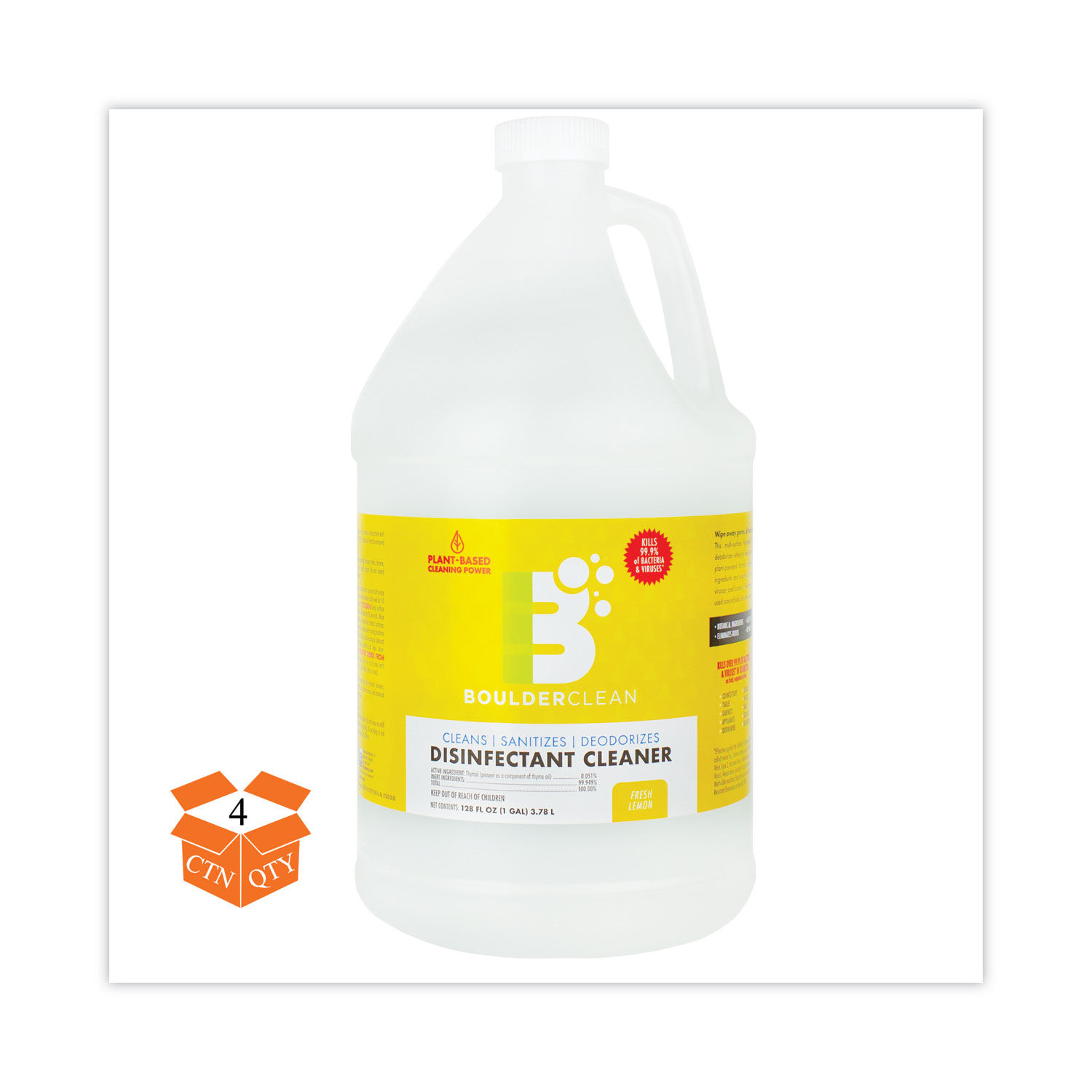 Disinfectant Cleaner by Boulder Clean BCL003137CT