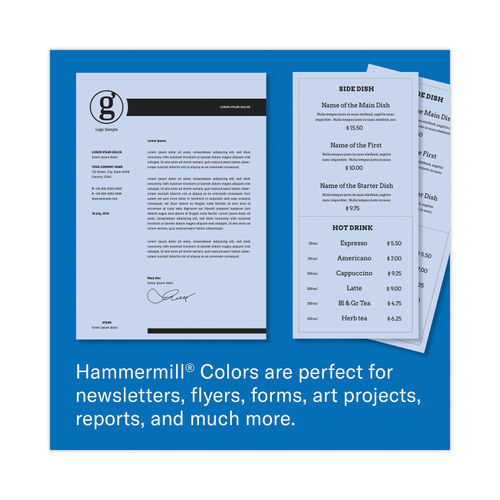 Hammermill Paper for Copy 8.5x11 Laser, Inkjet Colored Paper - Canary -  Recycled - 30% Recycled Content - HAM103341 