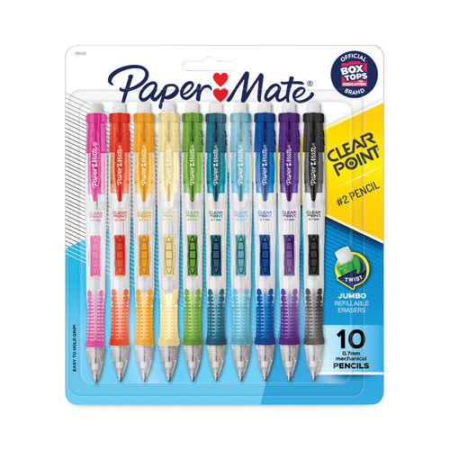 Carton of 24 Mechanical Pencils with Colored Bright Leads