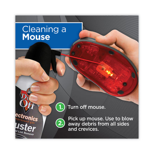 Dust Off Compressed Gas Duster Instant Dust Remover 10oz