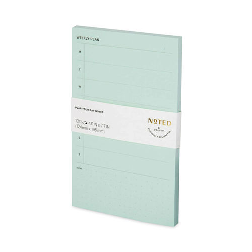 Adhesive Daily Planner Sticky-Note Pads, Daily Planner Format, 4.9