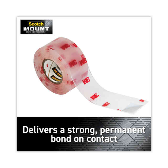 1 in. x 1.66 yds. Permanent Double Sided Extreme Mounting Tape