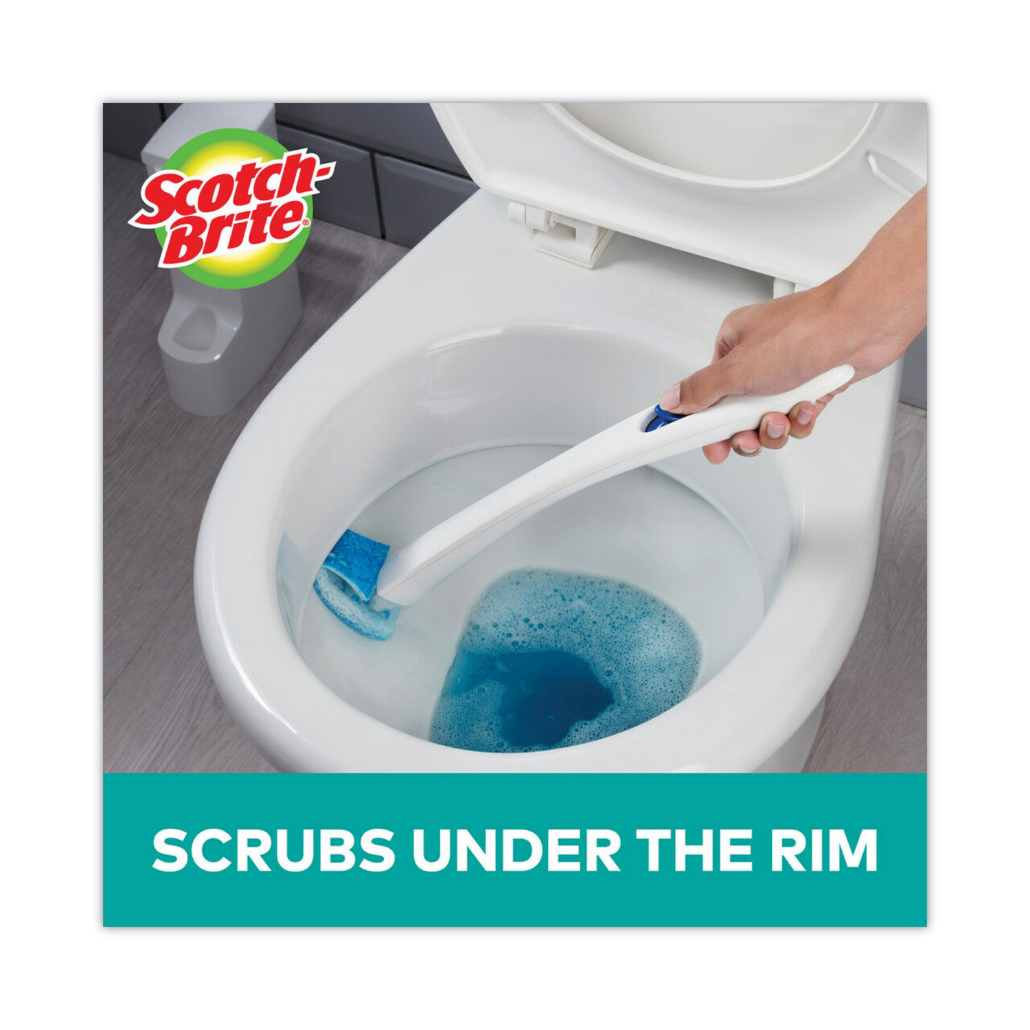 Scotch-Brite Toilet Bowl and Rim Brush with Caddy