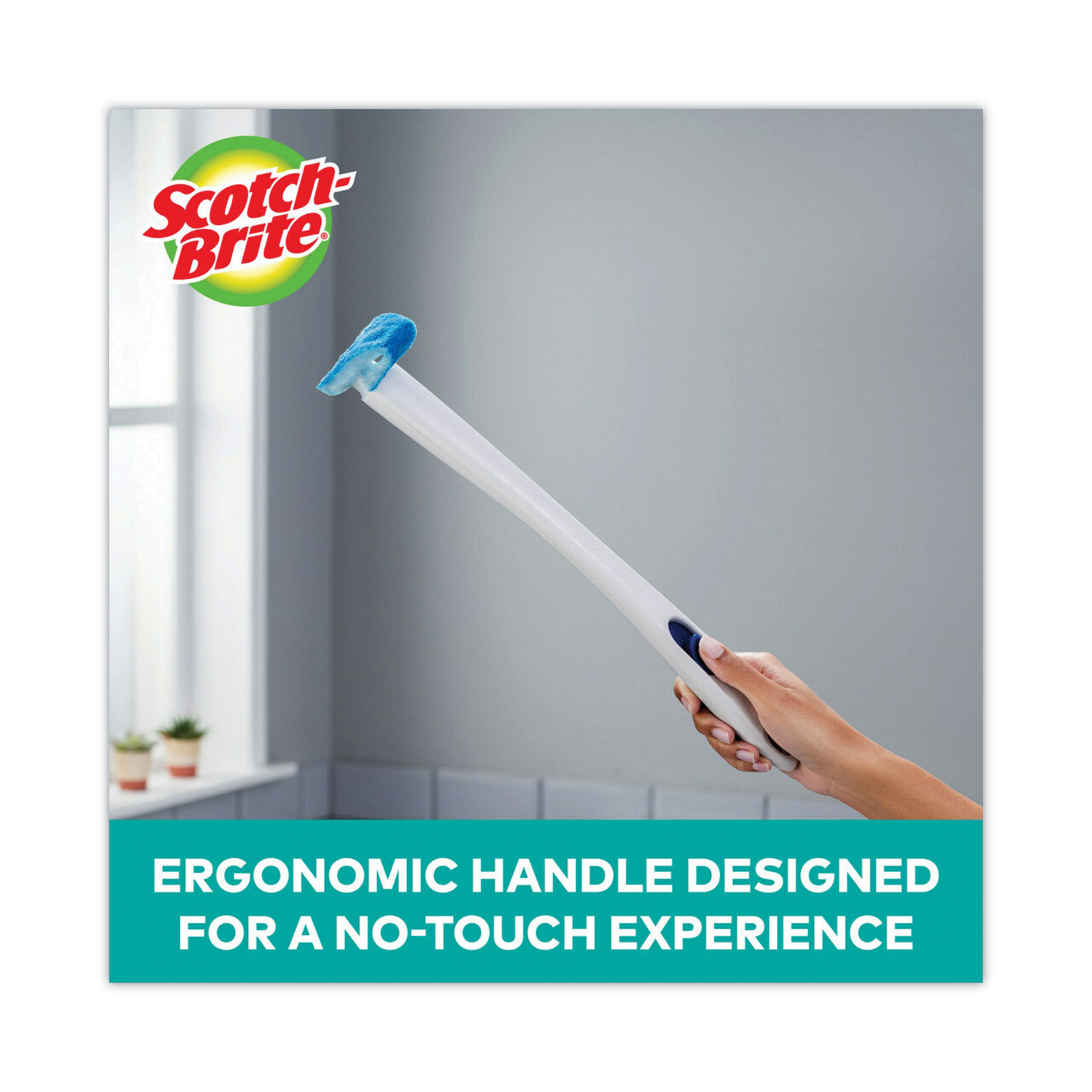 Scotch-Brite Disposable Toilet Scrubber Refills with Built-In Cleaner,  Scrubs Under the Rim, Removes Rust & Hard Water Stains, 10 Refills