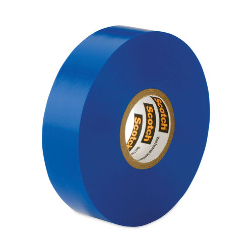 3M 35 Electrical Scotch Vinyl Electrical Color Coding Tape, Blue