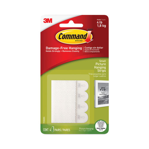 Command 3 lbs. White Medium Picture Hanging Adhesive Strips (12-Sets of Adhesive Strips)