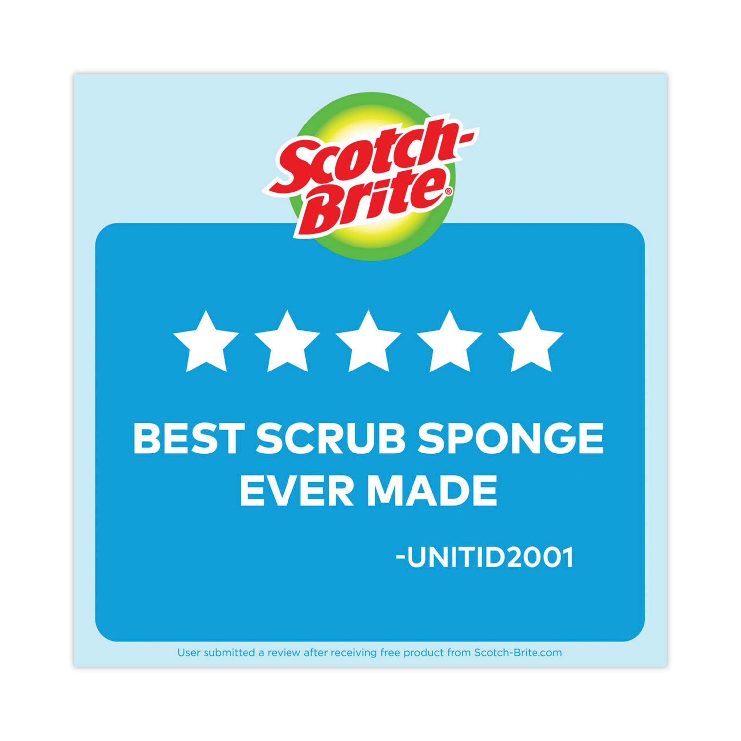 Scotch-Brite® Zero Scratch Scrub Sponge