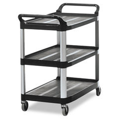 Rubbermaid® Commercial Media Master AV Cart, 2-Shelf, 18