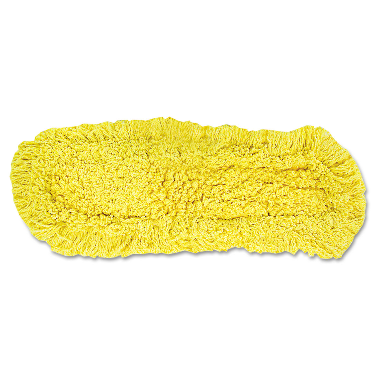 Rubbermaid Trapper Commercial Dust Mop, Looped-End Launderable, 5 x 48, Yellow