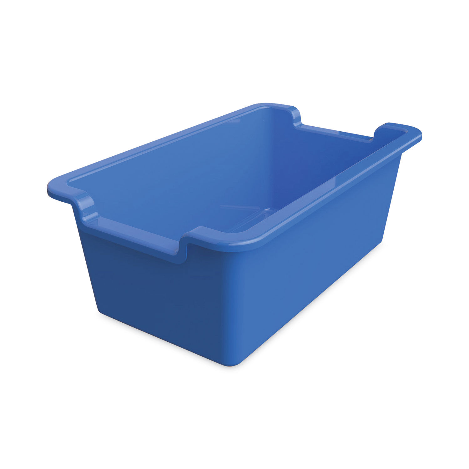 zeewier Havoc Excursie Antimicrobial Rectangle Storage Bin by deflecto® DEF39510BLU |  OnTimeSupplies.com