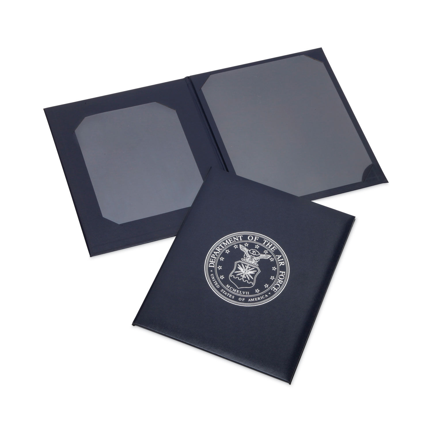 Award Certificate Binder - Silver USAF Seal, Blue, NSN 7510-00-115-3250 -  The ArmyProperty Store