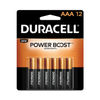 DURMN24RT12Z - Power Boost CopperTop Alkaline AAA Batteries, 12/Pack