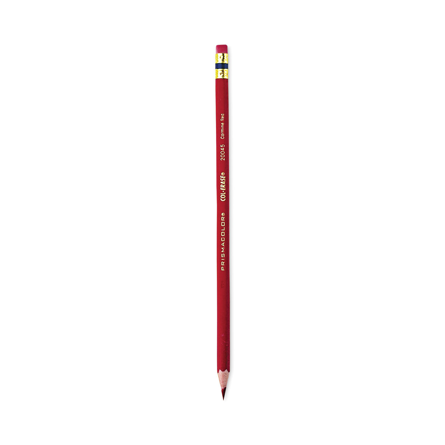 Col-Erase Colored Pencil, Carmine Red, Box of 12 - SAN20045BX, Newell  Brands Distribution Llc