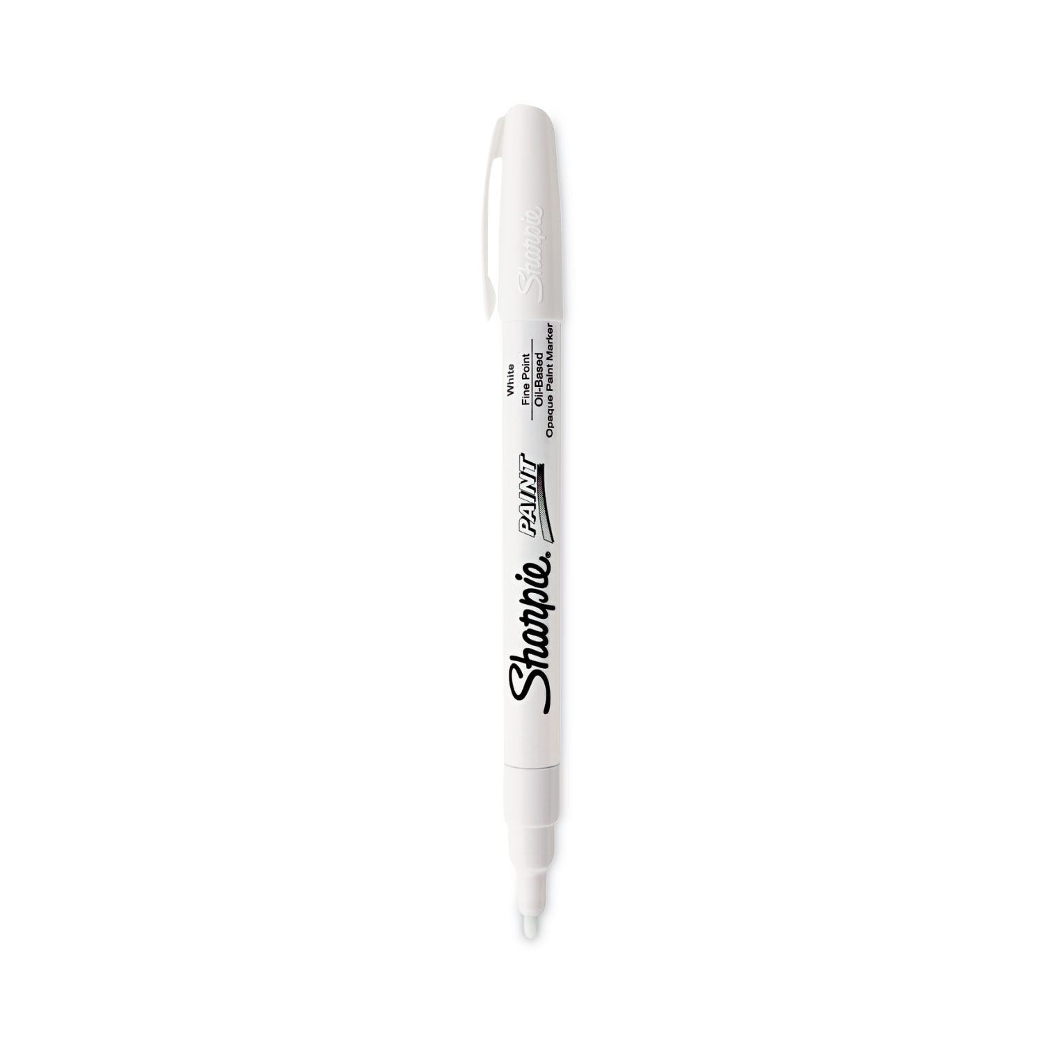 White Permanent Marker, Broad Bullet Tip, White | Bundle of 5 Each