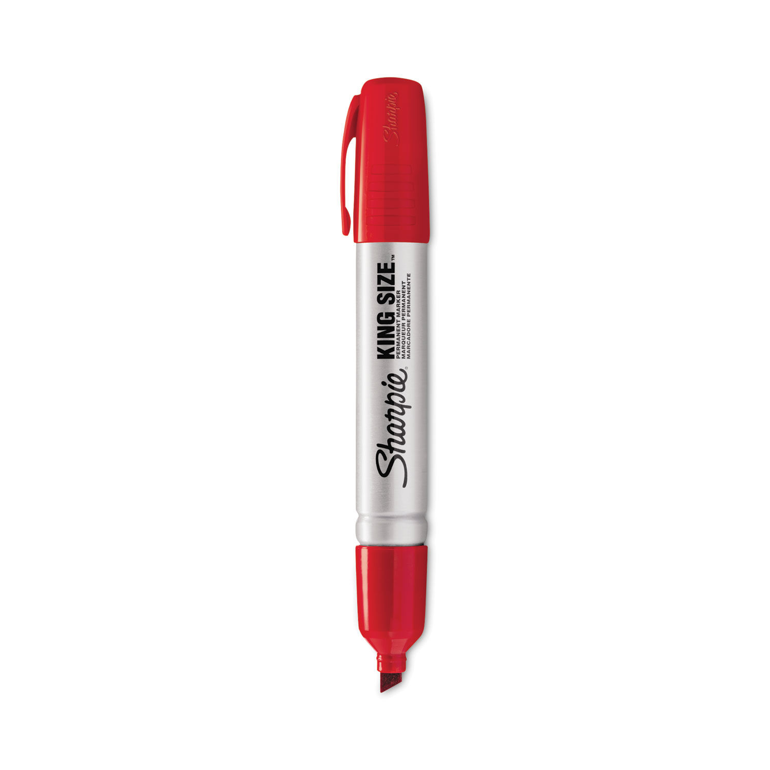 Sharpie King Size Permanent Markers Black Pack Of 12 - Office Depot