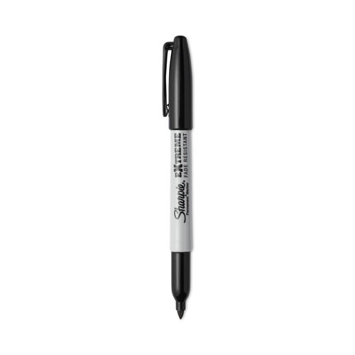 Sharpie eXtreme Permanent Markers, Fine Tip, Black, 4/Pack