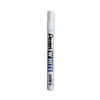 PEN100WS - White Permanent Marker, Fine Bullet Tip, White