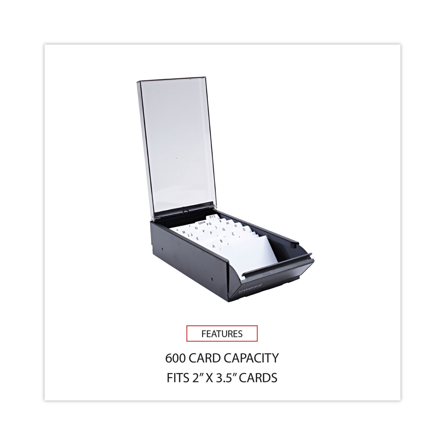 Business Card File By Universal Unv Ontimesupplies Com