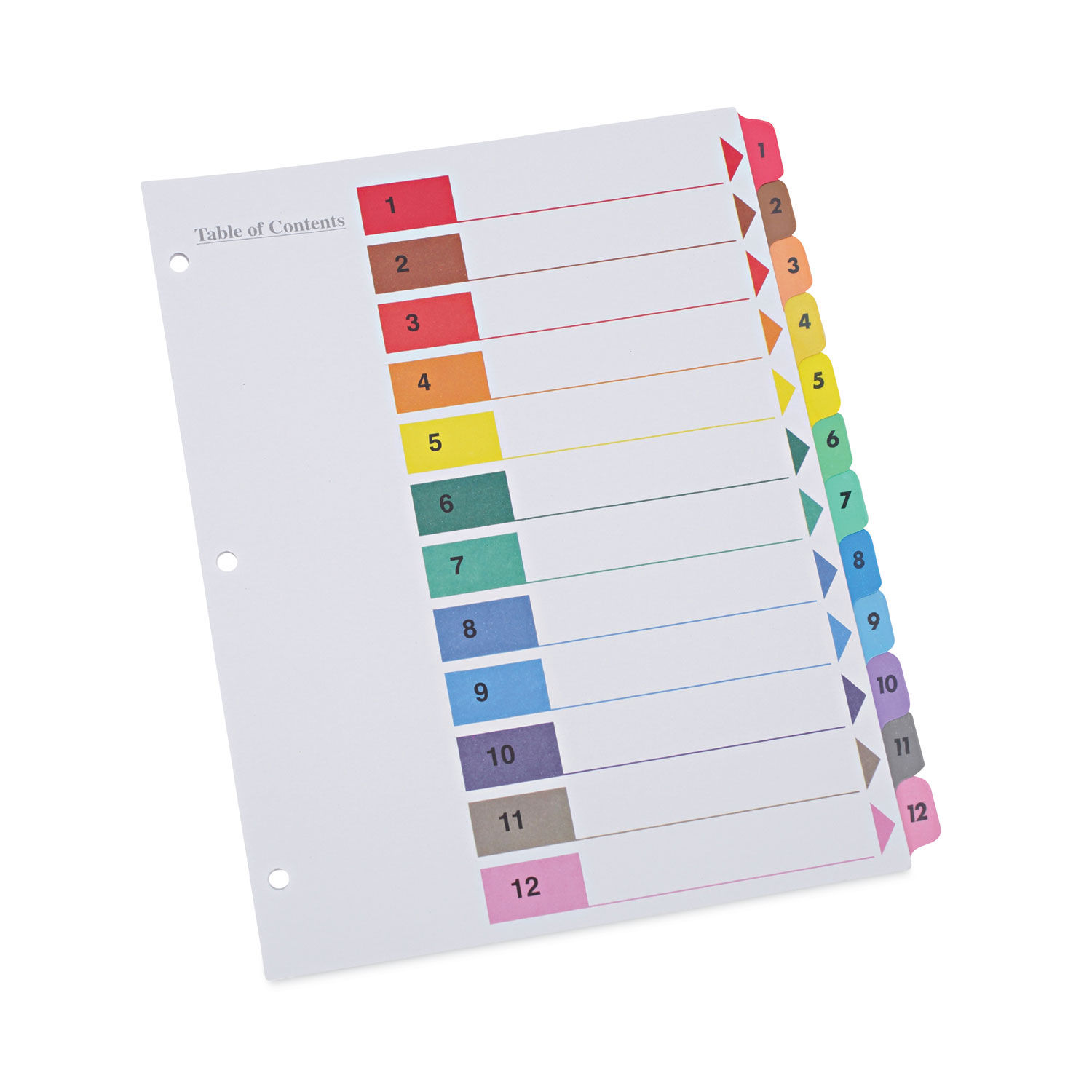 Printed Pocket Rings Tabbed Month on 2 Pages Deluxe Planner 