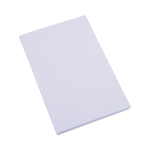 White Memo Note Pads Glued on Top - Size 4 x 6 - 100 Sheets Per Pad, 5  Scratch Pads Per Pack