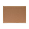 UNV43602 - Cork Board with Oak Style Frame, 24 x 18, Tan Surface