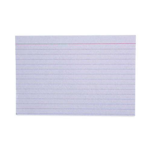 Unruled Index Cards, 4 x 6, White, 100/Pack