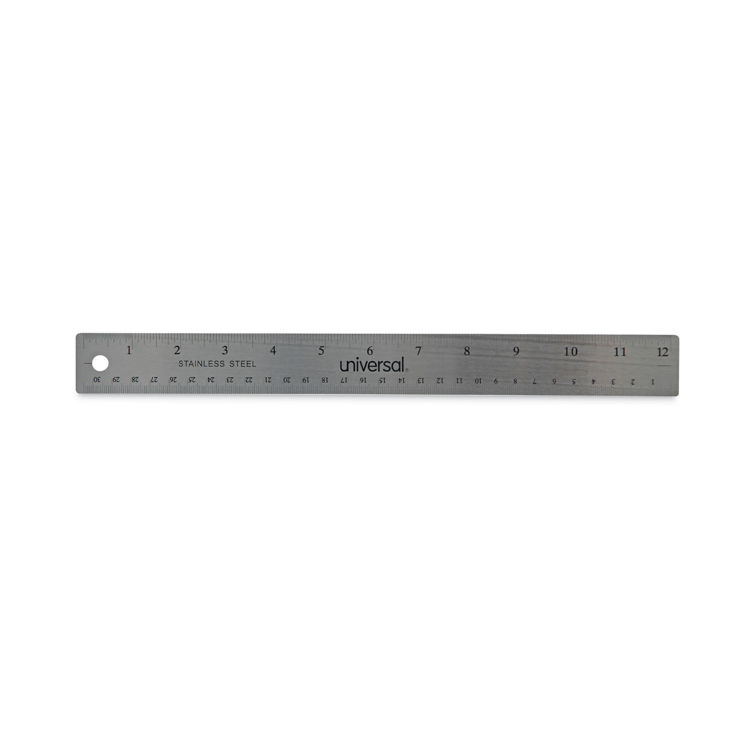 Westcott Stainless Steel Office Ruler, Non Slip Cork Base, 6