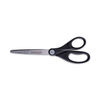 UNV92008 - Stainless Steel Office Scissors, Pointed Tip, 7" Long, 3" Cut Length, Black Straight Handle