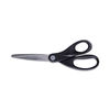 UNV92009 - Stainless Steel Office Scissors, 8" Long, 3.75" Cut Length, Black Straight Handle