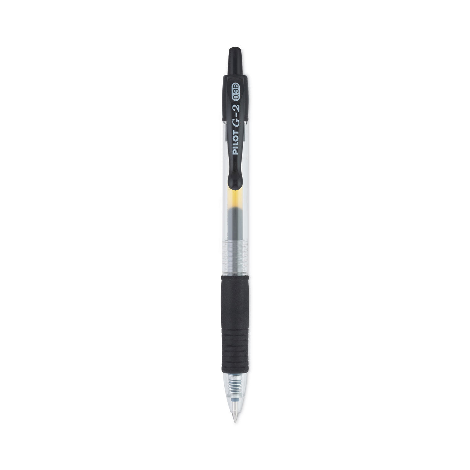 Pilot G2 Gel Roller Pens Extra Fine Point 0.5 mm Clear Barrel Black Ink  Pack Of 12 - Office Depot