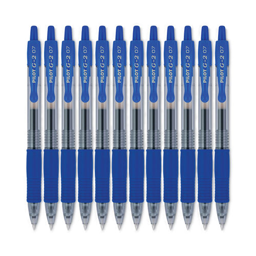 Pilot G2 Retractable Gel Pens, Fine Point, Assorted Ink, 14/Pack