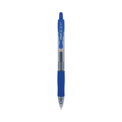 Pilot G 2 Retractable Gel Pens Bold Point 1.0 mm Clear Barrels