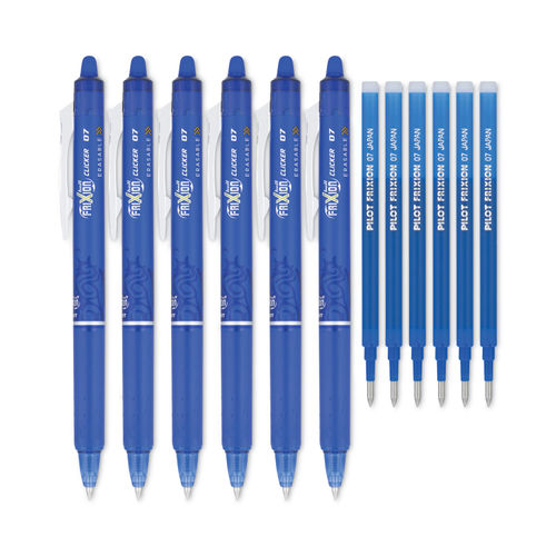 Pilot 323981061 Fine Point Assorted Ink FriXion Clicker Erasable Gel Pens - 5 ct