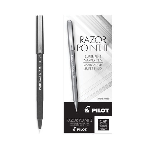 Razor Point II Super Fine Line Porous Point Pen by Pilot® PIL11009