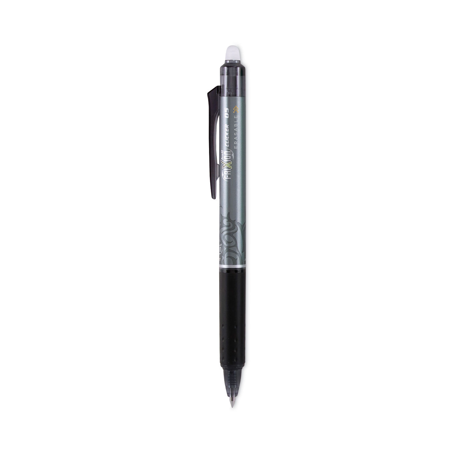 Pilot FriXion Clicker Erasable Gel Pens Fine Point 0.7 mm Black Barrels  Black Ink Pack Of 3 - Office Depot