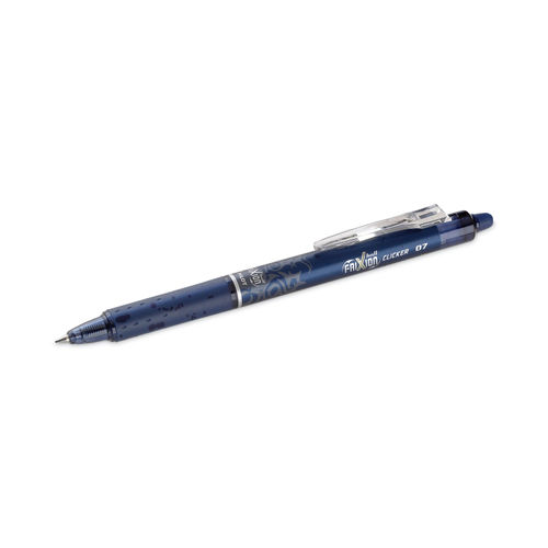 Pilot FriXion Clicker Erasable Gel Fine Point Pens, Navy Ink - Dozen