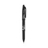 PIL31550 - FriXion Ball Erasable Gel Pen, Stick, Fine 0.7 mm, Black Ink, Black/White Barrel