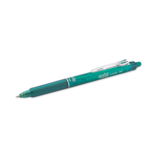 Pilot Frixion Erasable Green Pen with Green Ink, Retractable 0.7mm, 31