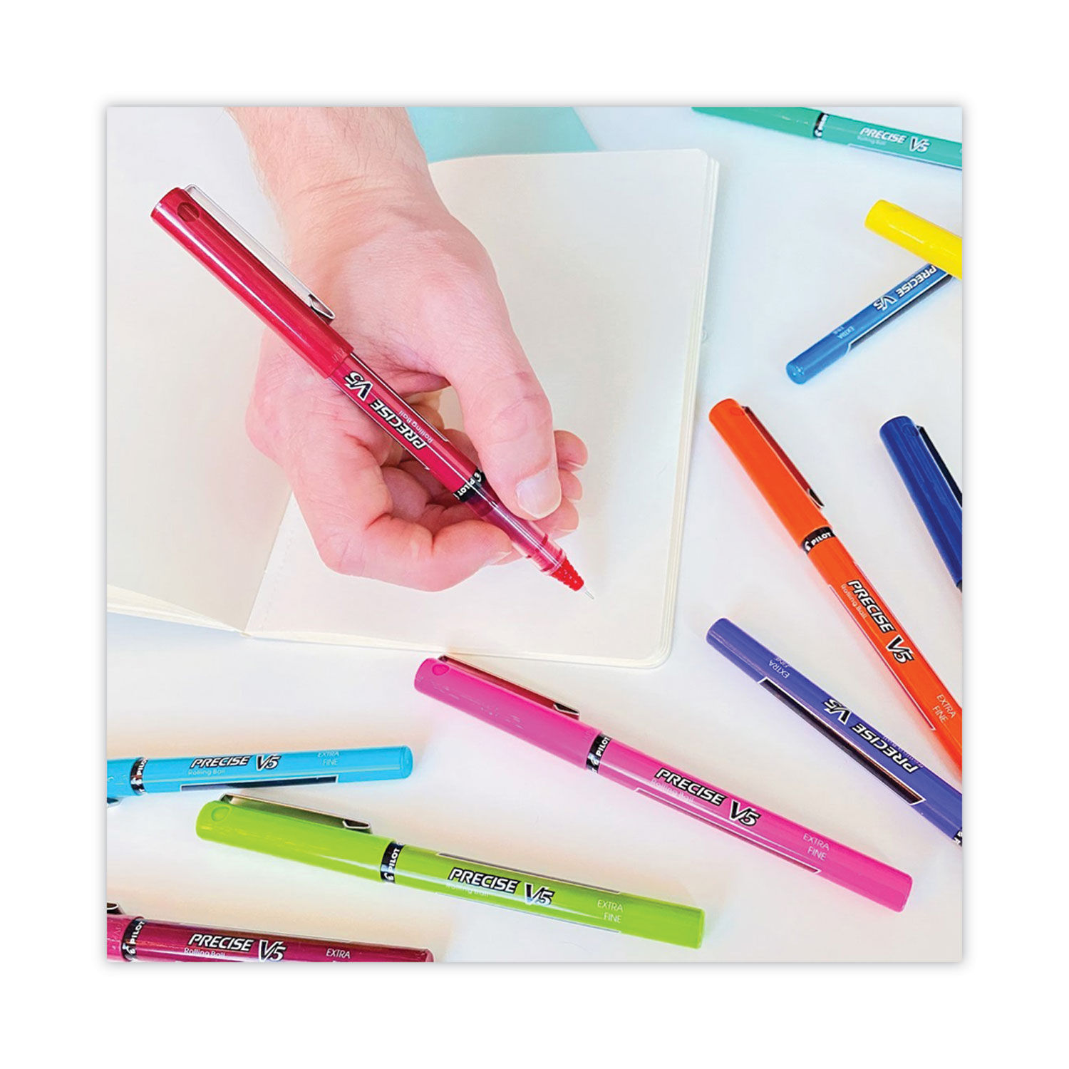 Precise V5 Extra Fine Point Pen - Assorted Colors (10 pack)