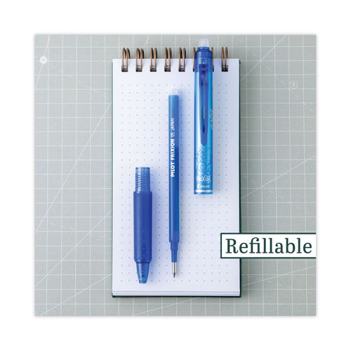 Pilot FriXion Clicker Erasable Ballpoint Pen - Blue