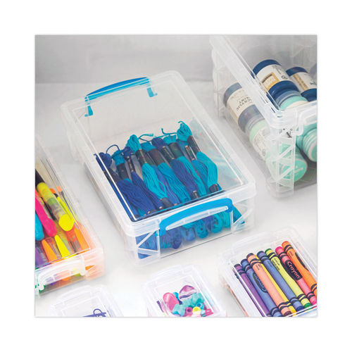  Advantus Super Stacker Quick Access Crayon Box, Plastic,  Clear : Learning: Supplies