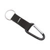 AVT75556 - Carabiner Key Chains, Split Key Rings, Aluminum, Black, 10/Pack