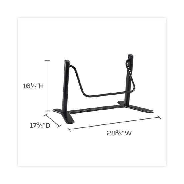 Dynamic Footrest, 29w x 17.75d x 16.5h, Black Dynamic Footrest, 29w x 17.75d x 16.5h, Black