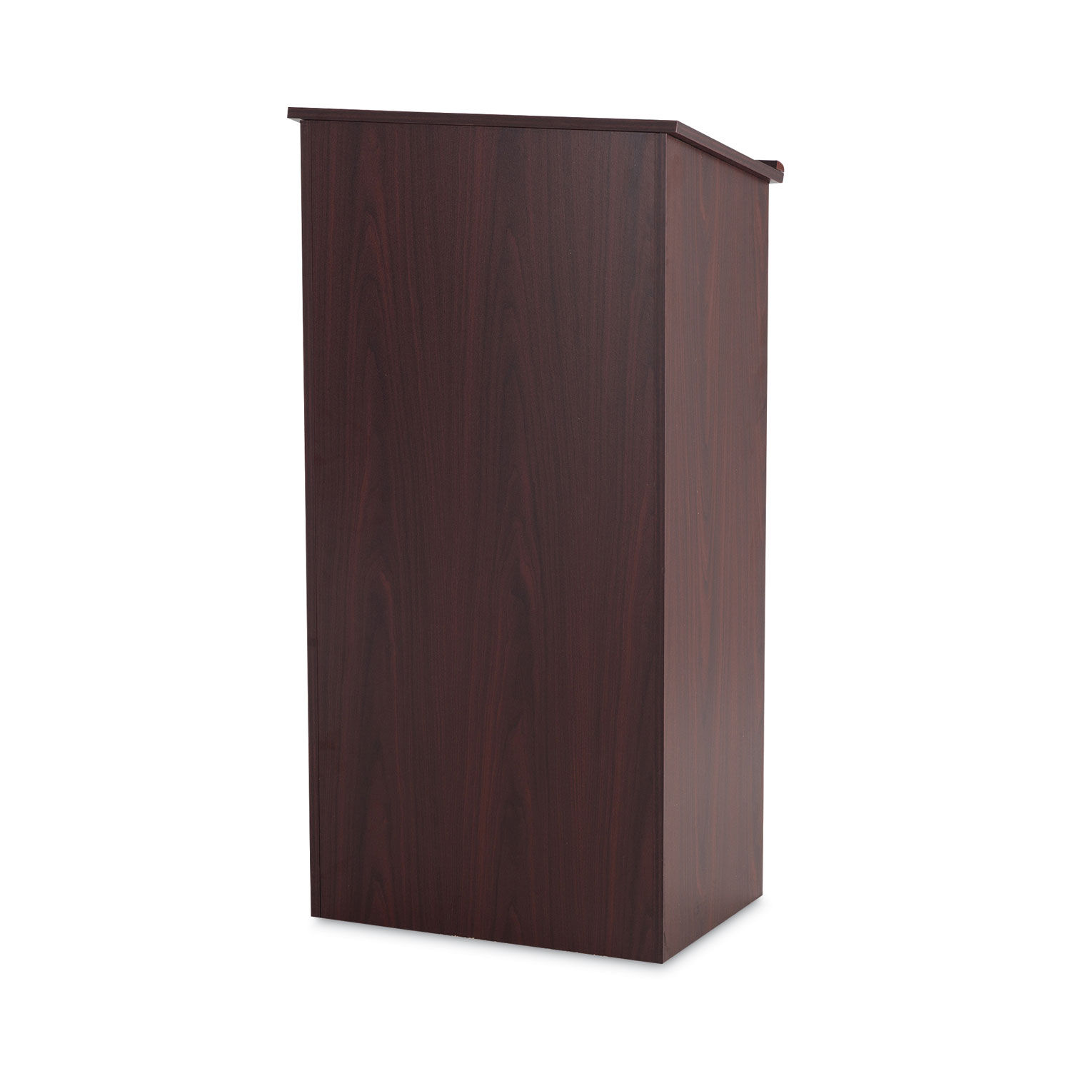 Safco Stand Up Lectern Mahogany