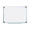 BVCMA0200790 - Earth Silver Easy-Clean Dry Erase Board, Reversible, 24 x 18, White Surface, Silver Aluminum Frame