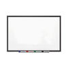 QRT2545B - Classic Series Porcelain Magnetic Dry Erase Board, 60 x 36, White Surface, Black Aluminum Frame