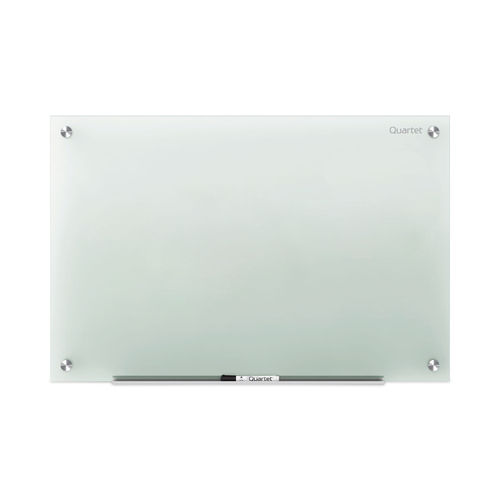 Quartet Infinity Magnetic Glass Marker Board, 96 x 48 - White